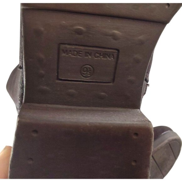 Style & Co., Brown Women's Size 9.5 Knee-High Boots With Side Zipper/Buckle - Picture 9 of 12